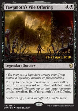 Yawgmoth's Vile Offering - Dominaria: Promos (Rare) [PDOM-114]