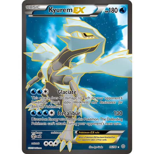 Kyurem-EX Rare Ultra 86/98 Pokemon Card Game Ancient Origins