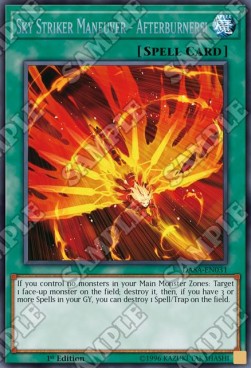 Sky Striker Maneuver - Afterburners!
