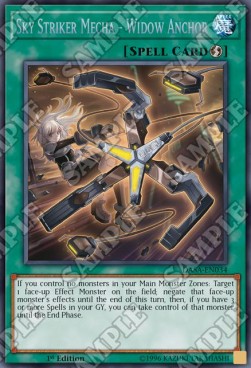 Sky Striker Mecha - Widow Anchor - Dark Saviors (Secret Rare) [DASA-034]