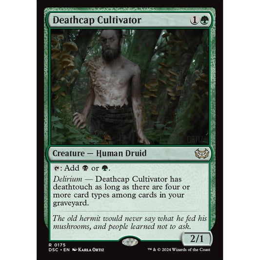 Deathcap Cultivator, 175, rare, Magic: The Gathering, Duskmourn: House of Horror