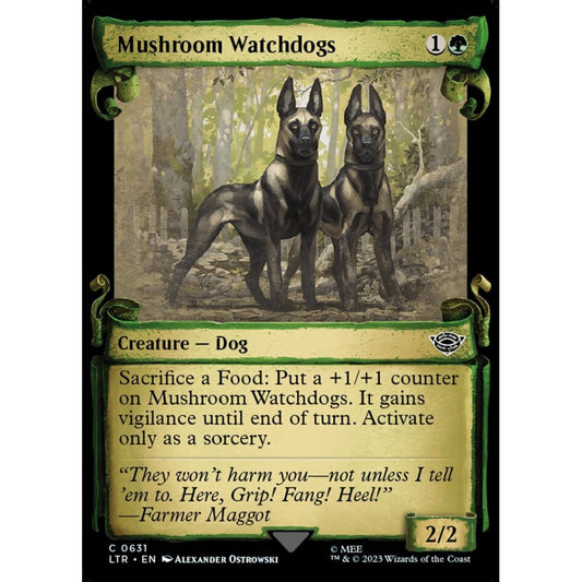 Mushroom Watchdogs, common, 631, Magic the Gathering, The Lord of the Rings: Tales of Middle-earth