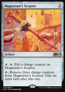 Magistrate's Scepter - Core 2019 (Rare) [M19-238]