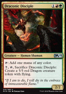Draconic Disciple - Core 2019 (Uncommon) [M19-215]