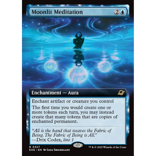 Moonlit Meditation rare 327 Magic the Gathering Edge of Eternities