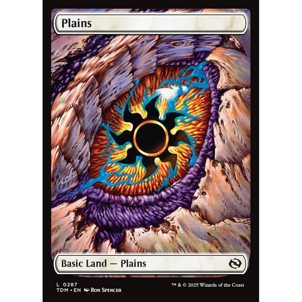 Plains common 287 Magic the Gathering Tarkir: Dragonstorm