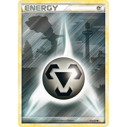 Metal Energy Common 122/123 Pokemon Card Game HeartGold & SoulSilver