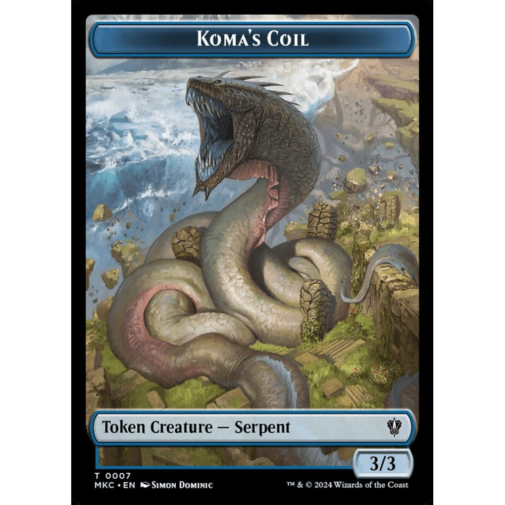 Koma's Coil common 7 Magic the Gathering Murders at Karlov Manor Commander Tokens