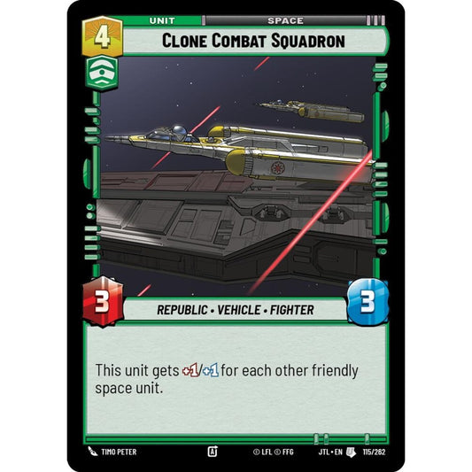 Clone Combat Squadron, U, JTL 115), Star Wars Unlimited