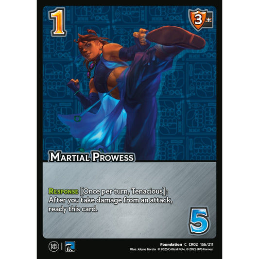 Martial Prowess, 156/211, CR02, Universus, Critical Role: Heroes Of Exandria, Foundation, C