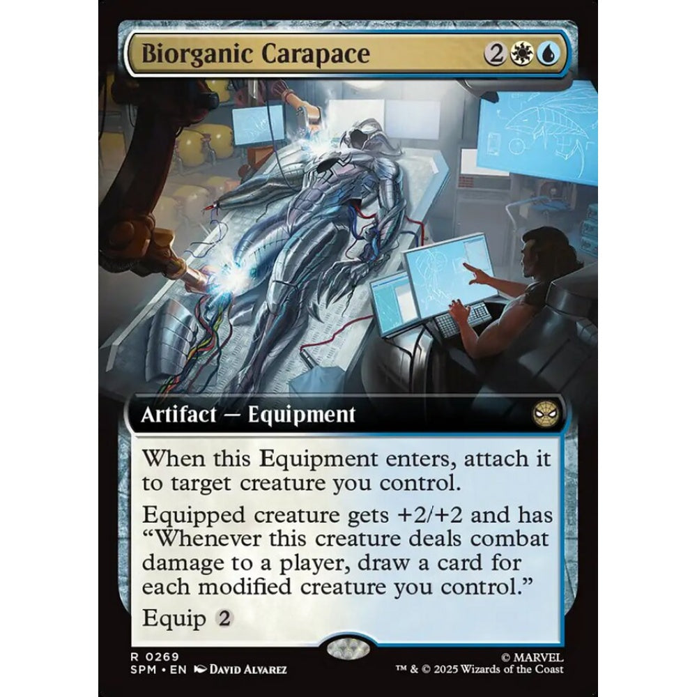 Biorganic Carapace rare 269 Magic the Gathering Marvel's Spider-Man