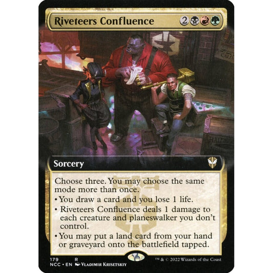 Riveteers Confluence rare 179 Magic the Gathering New Capenna Commander