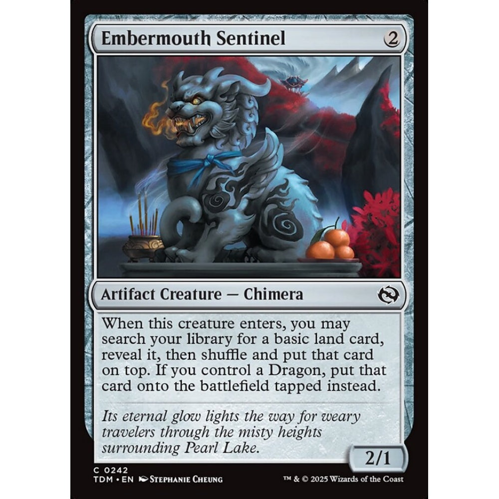 Embermouth Sentinel common 242 Magic the Gathering Tarkir: Dragonstorm