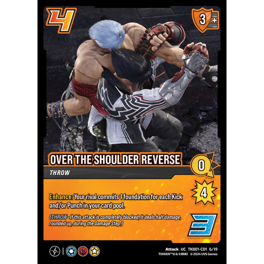 Over the Shoulder Reverse, 6/19, TK801-CD1, Universus, TEKKEN 8 Clash Decks, Attack, UC