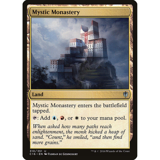 Mystic Monastery uncommon 310 Magic the Gathering Commander 2016