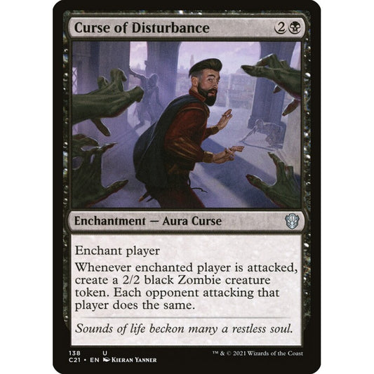 Curse of Disturbance uncommon 138 Magic the Gathering Commander 2021
