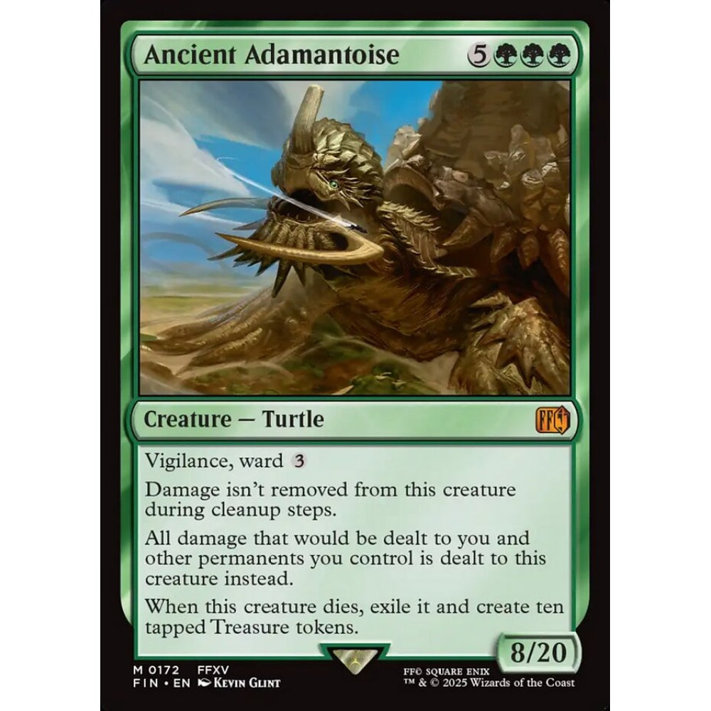 Ancient Adamantoise mythic 172 Magic the Gathering Final Fantasy