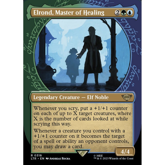 Elrond, Master of Healing, rare, 318, Magic the Gathering, The Lord of the Rings: Tales of Middle-earth