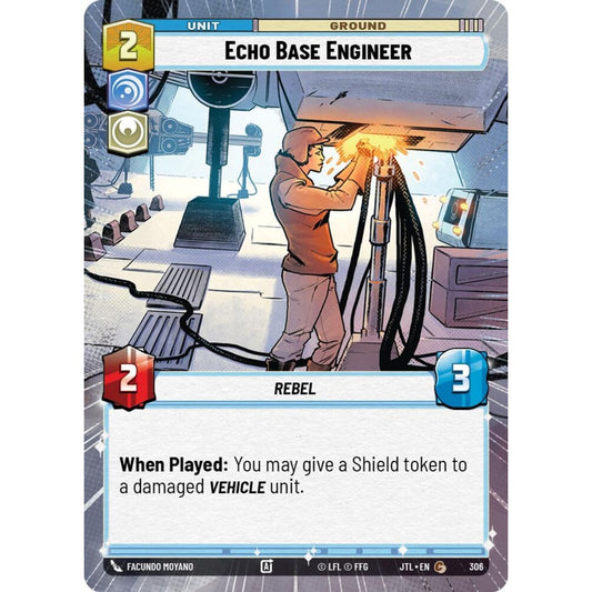 Echo Base Engineer, C, JTL 306) Hyperspace, Star Wars Unlimited