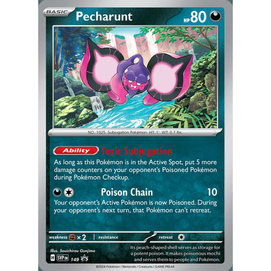 Pecharunt Black Star Promo 149 Pokemon Card Game Scarlet & Violet Promos