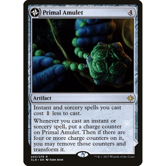 Primal Amulet // Primal Wellspring rare 243 Magic the Gathering Ixalan