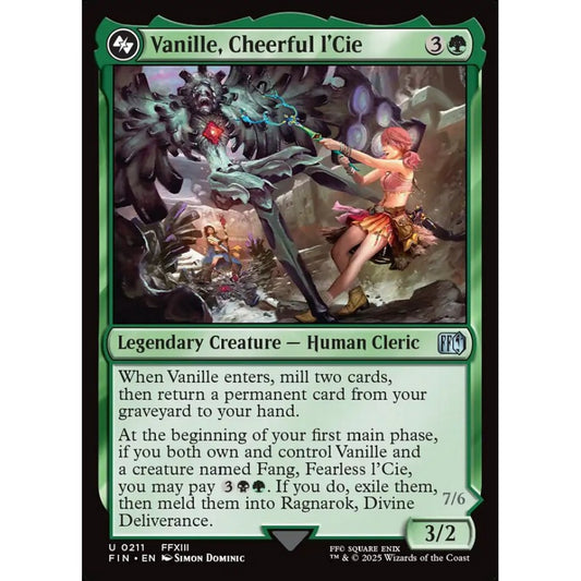 Vanille, Cheerful l'Cie uncommon 211 Magic the Gathering Final Fantasy