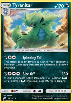 Tyranitar - Team Up (Holo Rare) [TEU-85]