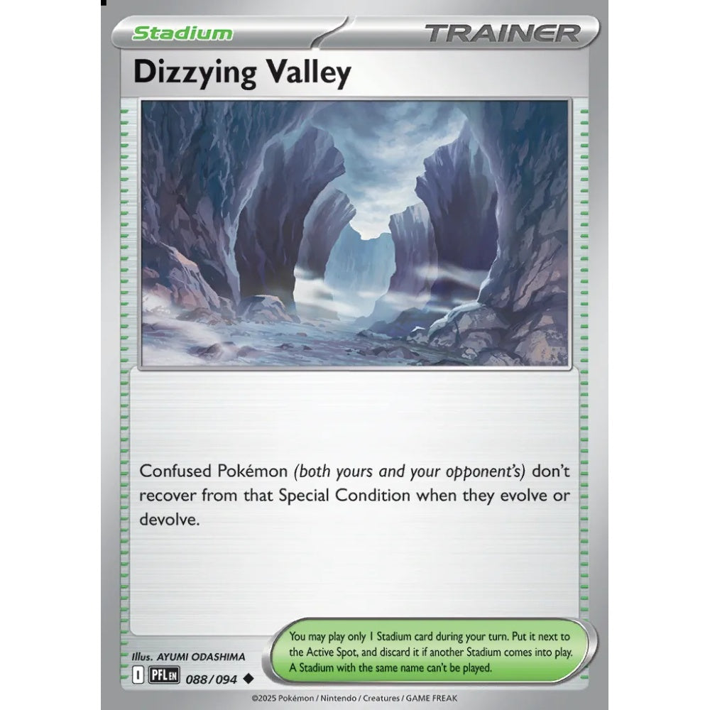 Dizzying Valley Uncommon 088/094 Pokemon Card Game Phantasmal Flames
