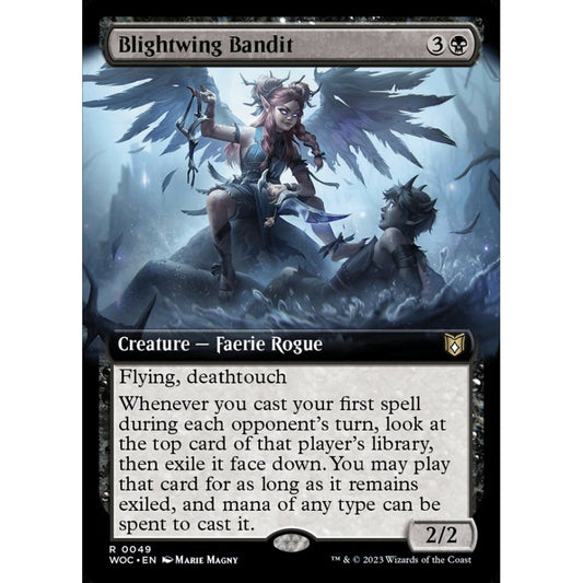 Blightwing Bandit, rare, 49, Magic the Gathering, Wilds of Eldraine Commander
