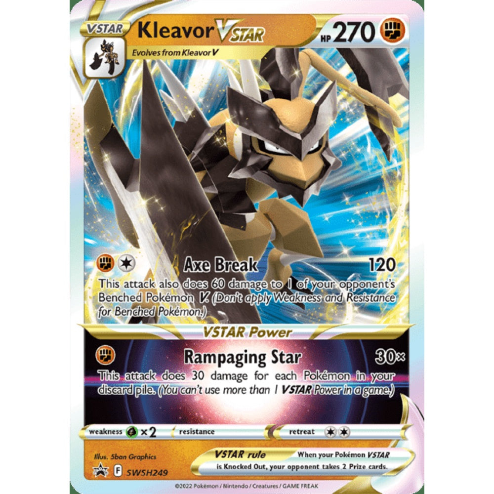 Kleavor VSTAR Black Star Promo SWSH249 Pokemon Card Game Sword & Shield Promos