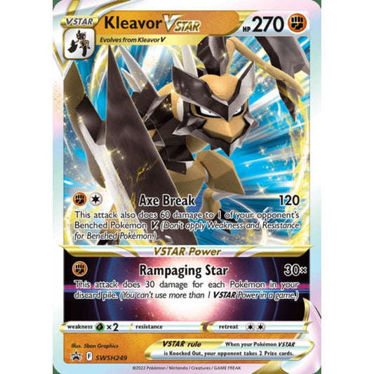 Kleavor VSTAR Black Star Promo SWSH249 Pokemon Card Game Sword & Shield Promos