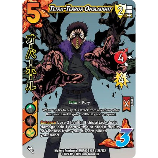 Tetra-Terror Onslaught, 128/122, XSR, UniVersus, MHA05 Undaunted Raid