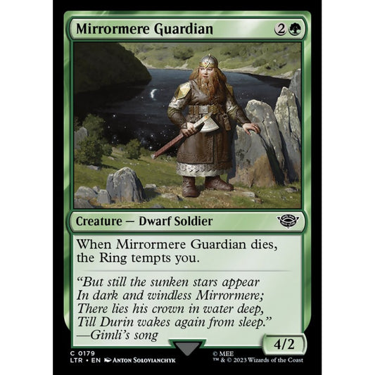 Mirrormere Guardian, common, 179, Magic the Gathering, The Lord of the Rings: Tales of Middle-earth