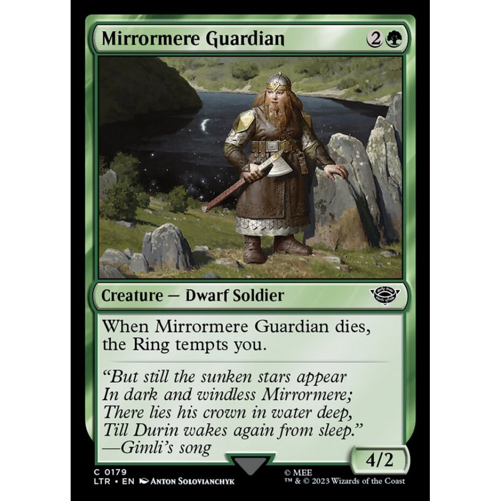 Mirrormere Guardian, common, 179, Magic the Gathering, The Lord of the Rings: Tales of Middle-earth