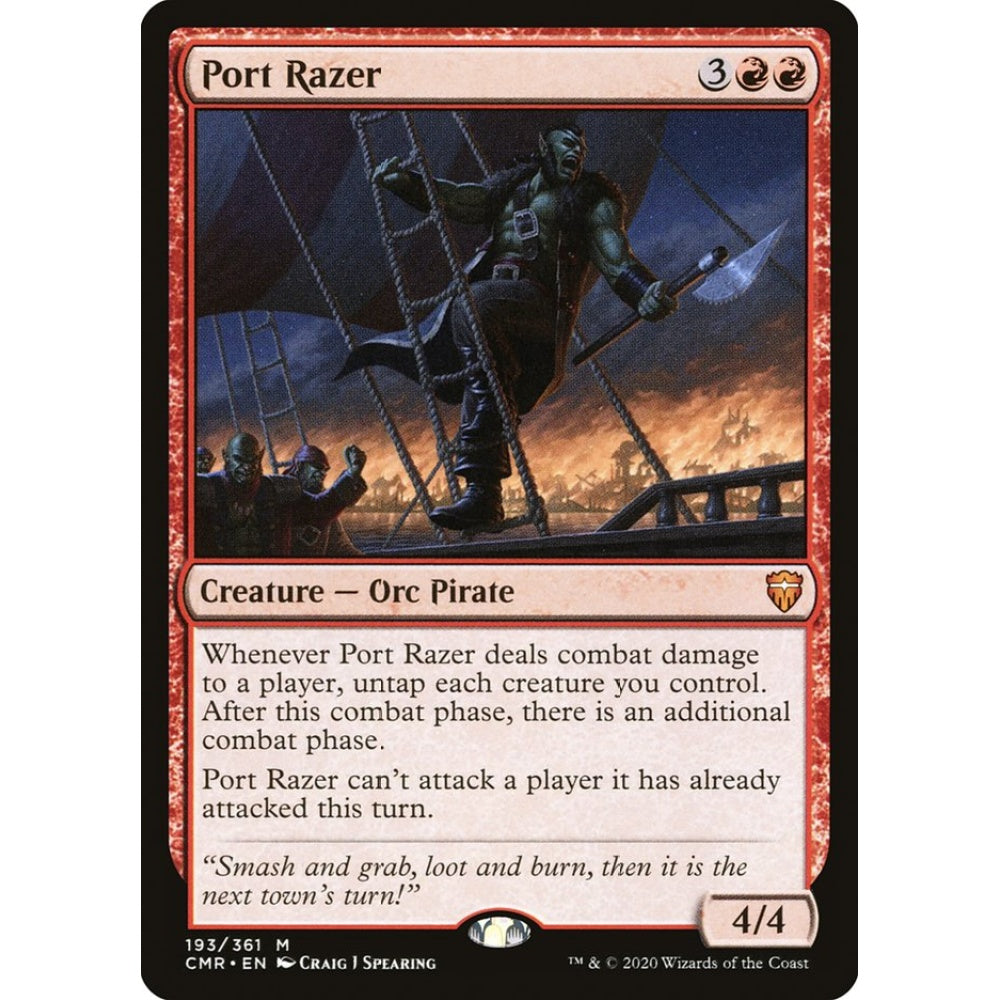 Port Razer mythic 193 Magic the Gathering Commander Legends