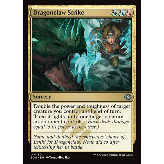 Dragonclaw Strike uncommon 180 Magic the Gathering Tarkir: Dragonstorm