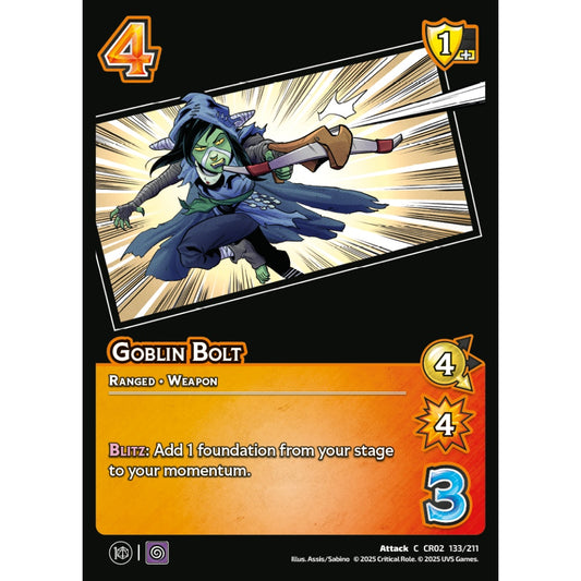 Goblin Bolt, 133/211, CR02, Universus, Critical Role: Heroes Of Exandria, Attack, C