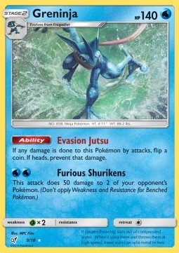 Greninja - Detective Pikachu (Ultra Rare) [DET-9]