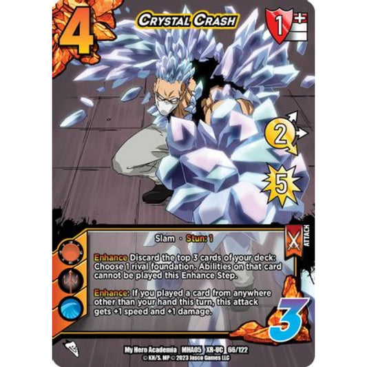 Crystal Crash, 66/122, XR-UC, UniVersus, MHA05 Undaunted Raid