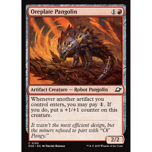 Oreplate Pangolin common 150 Magic the Gathering Edge of Eternities