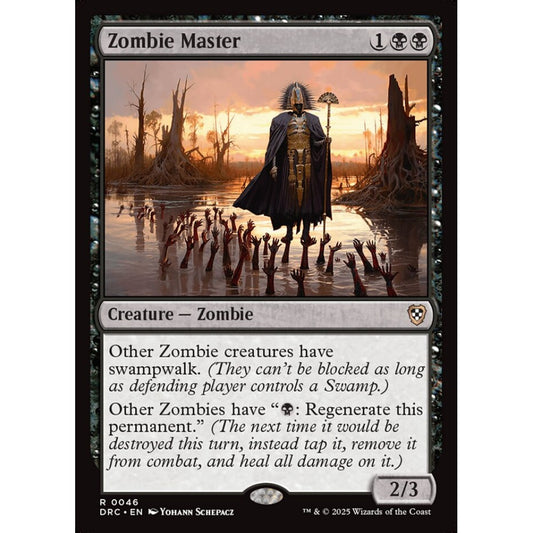 Zombie Master, 46, rare, Magic: The Gathering, Aetherdrift Commander