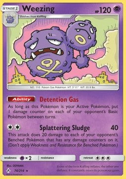 Weezing - Unbroken Bonds (Rare) [UNB-74]