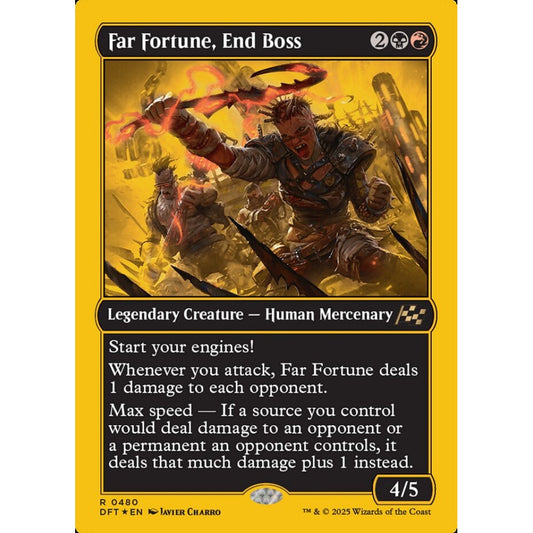 Far Fortune, End Boss, 480, rare, Magic: The Gathering, Aetherdrift