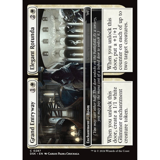 Grand Entryway // Elegant Rotunda, 287, common, Magic: The Gathering, Duskmourn: House of Horror