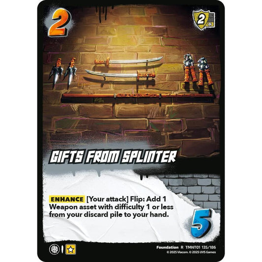 Gifts from Splinter 135/186 TMNT01 Universus Teenage Mutant Ninja Turtles Foundation R