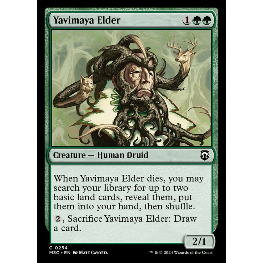 Yavimaya Elder, 254, common, Magic: The Gathering, Modern Horizons 3