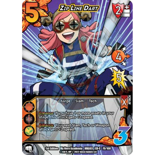 Zip Line Dart, 70/108, XR-C, UniVersus, MHA03 Heroes Clash