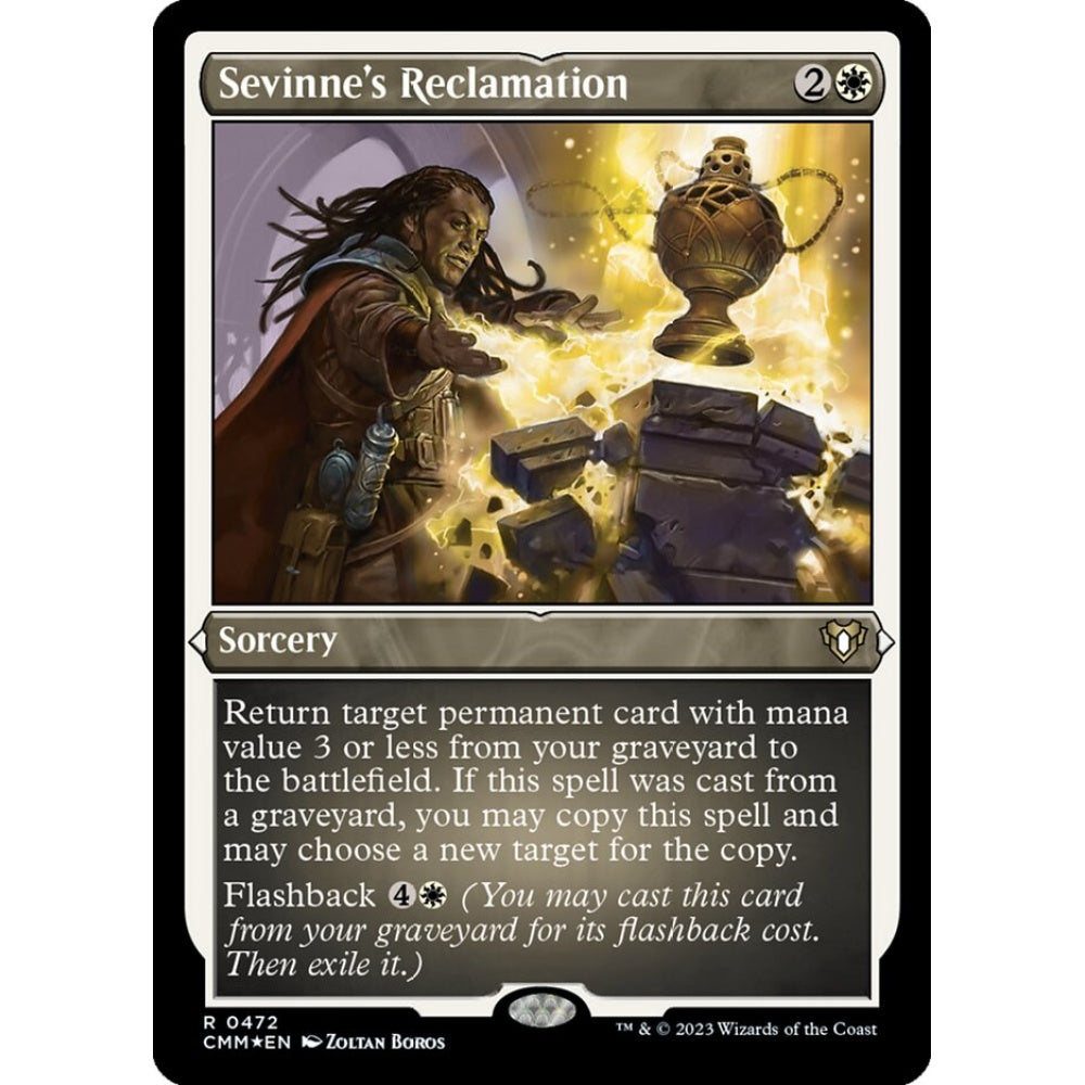 Sevinne's Reclamation rare 472 Magic the Gathering Commander Masters