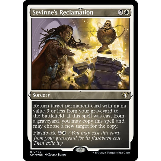 Sevinne's Reclamation rare 472 Magic the Gathering Commander Masters