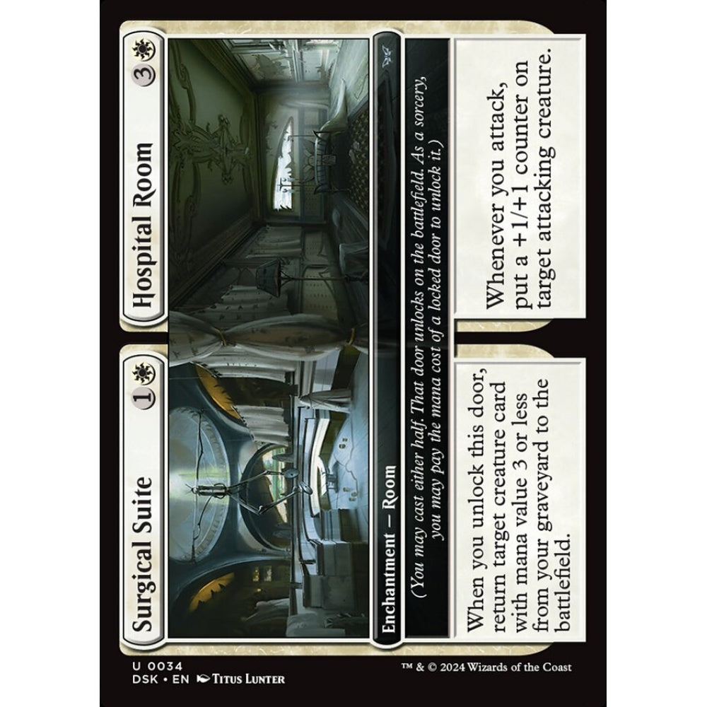 Surgical Suite // Hospital Room, 34, uncommon, Magic: The Gathering, Duskmourn: House of Horror